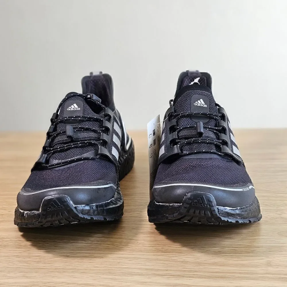 Adidas Ultraboost 20 Cold Ready Running Shoes Women’s 6 Black Silver Q46487 New